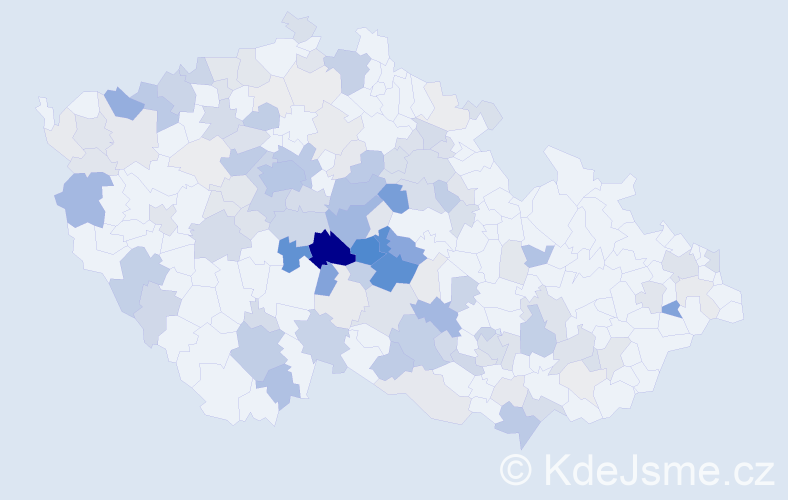 Příjmení: 'Fialková', počet výskytů 511 v celé ČR