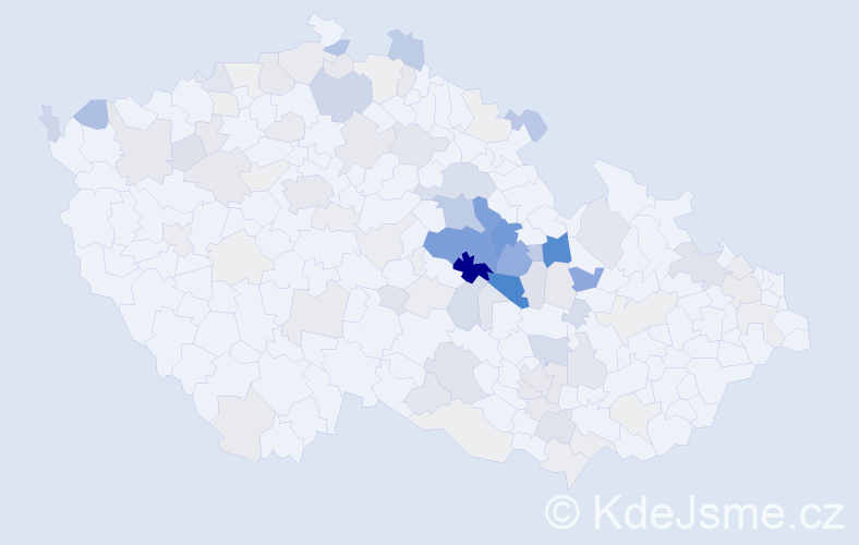 Příjmení: 'Filipiová', počet výskytů 298 v celé ČR