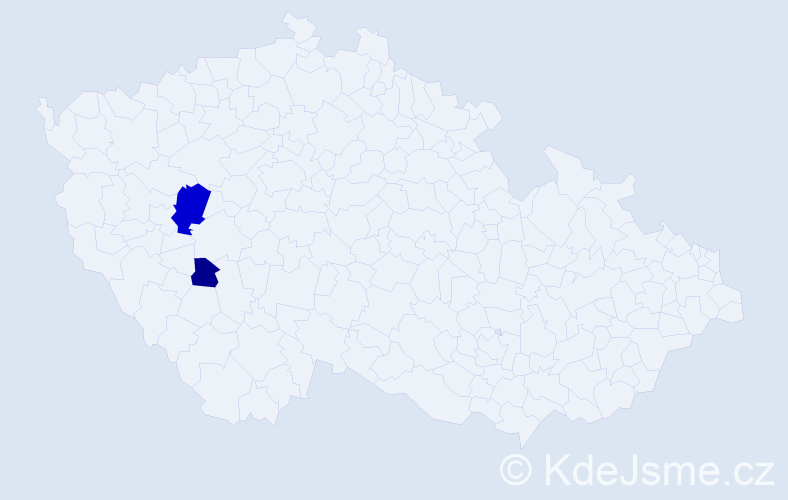 Příjmení: 'Clepacec', počet výskytů 4 v celé ČR