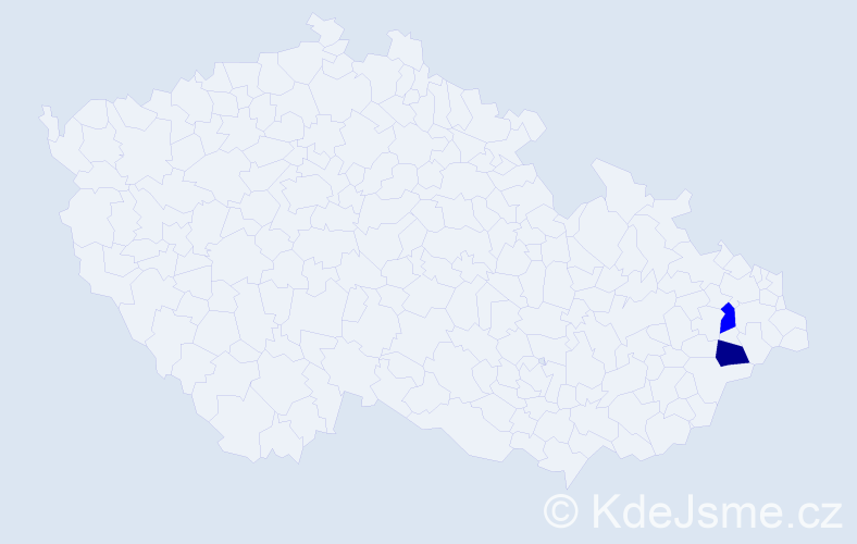 Příjmení: 'Marschavellová', počet výskytů 3 v celé ČR