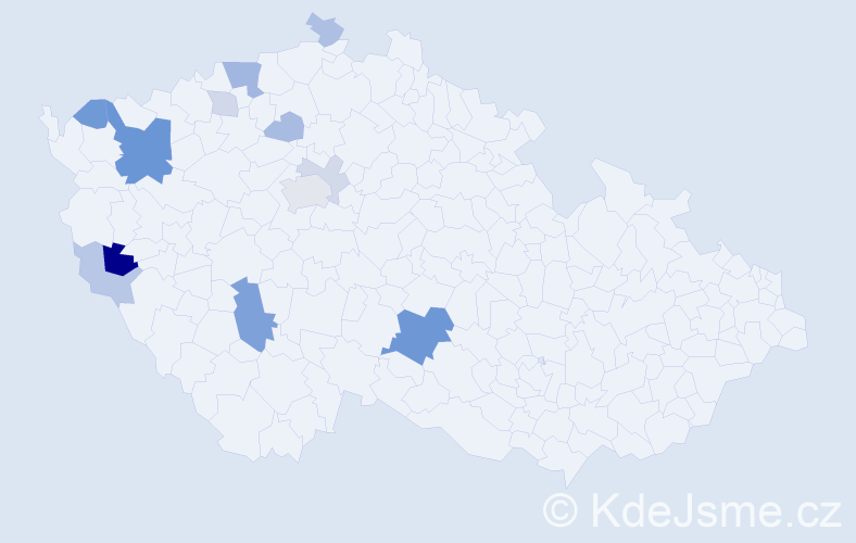 Příjmení: 'Dietz', počet výskytů 31 v celé ČR