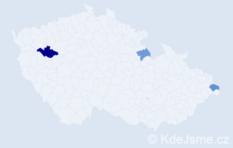 Příjmení: 'Epikaridis', počet výskytů 5 v celé ČR