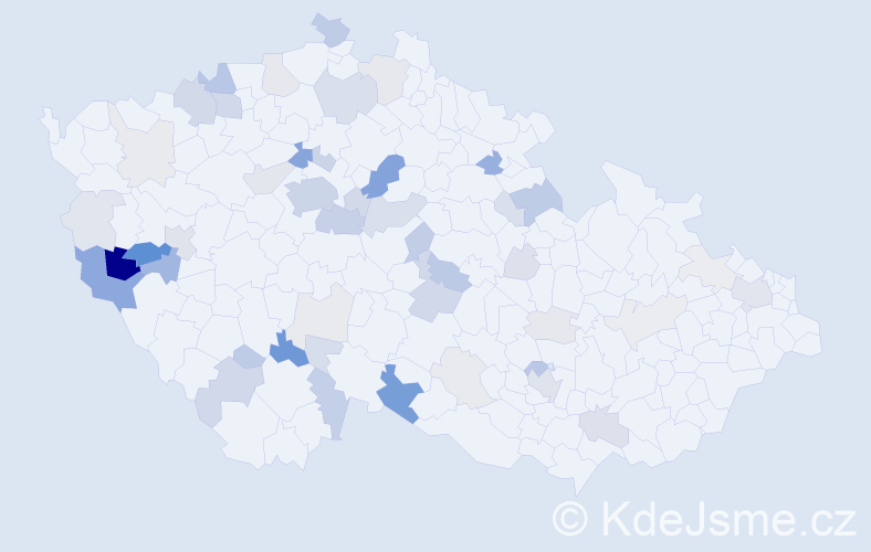 Příjmení: 'Felix', počet výskytů 179 v celé ČR