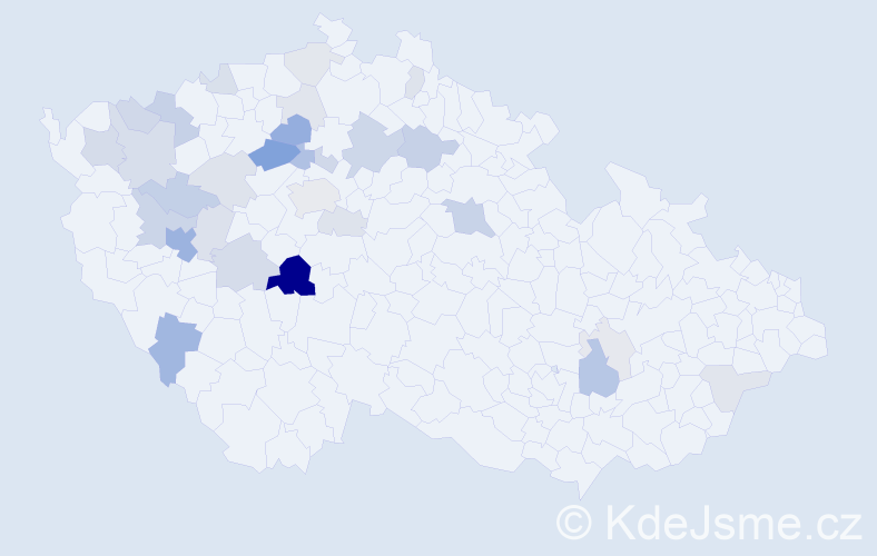 Příjmení: 'Herynk', počet výskytů 74 v celé ČR