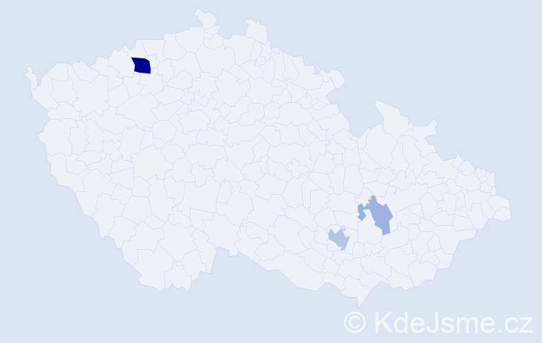 Příjmení: 'Abelesová', počet výskytů 8 v celé ČR