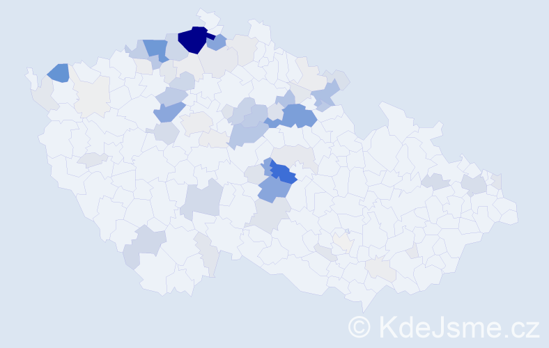 Příjmení: 'Dzurko', počet výskytů 369 v celé ČR