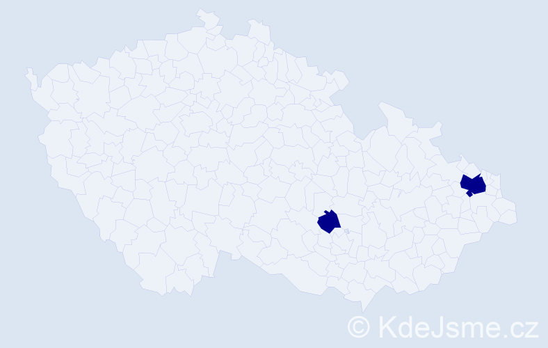 Příjmení: 'Forisch', počet výskytů 2 v celé ČR
