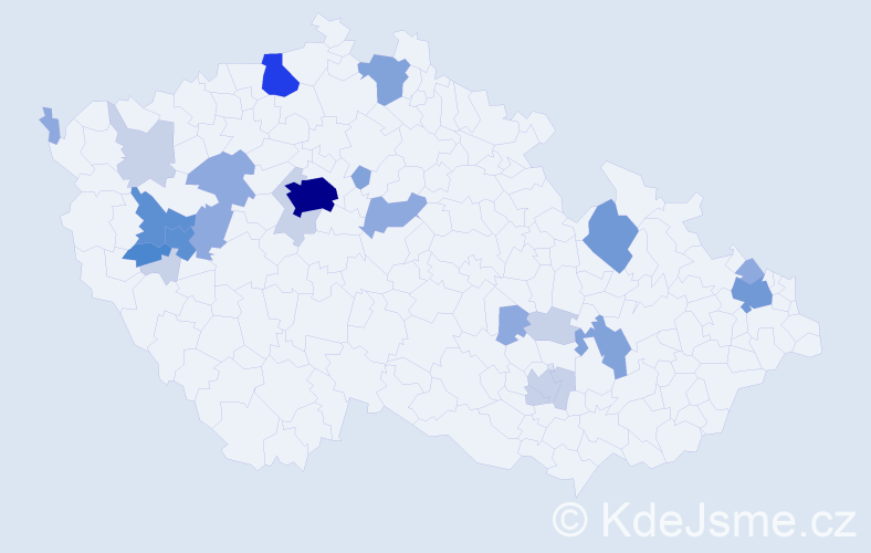 Příjmení: 'Greif', počet výskytů 71 v celé ČR