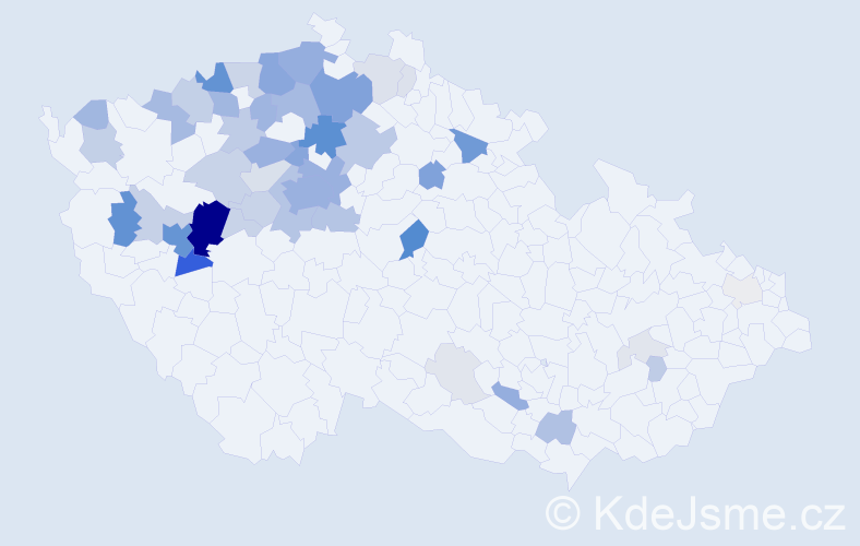 Příjmení: 'Perlíková', počet výskytů 219 v celé ČR