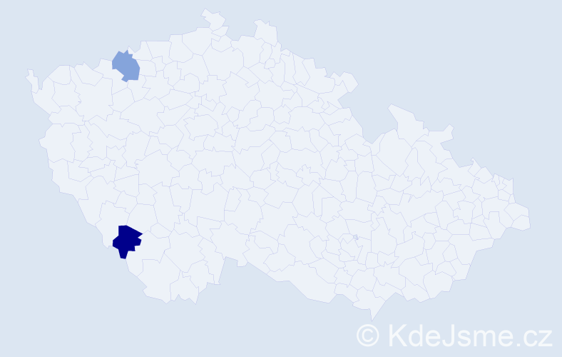 Příjmení: 'Drenčeniová', počet výskytů 6 v celé ČR