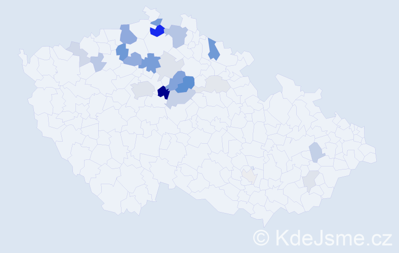 Příjmení: 'Braunstein', počet výskytů 60 v celé ČR