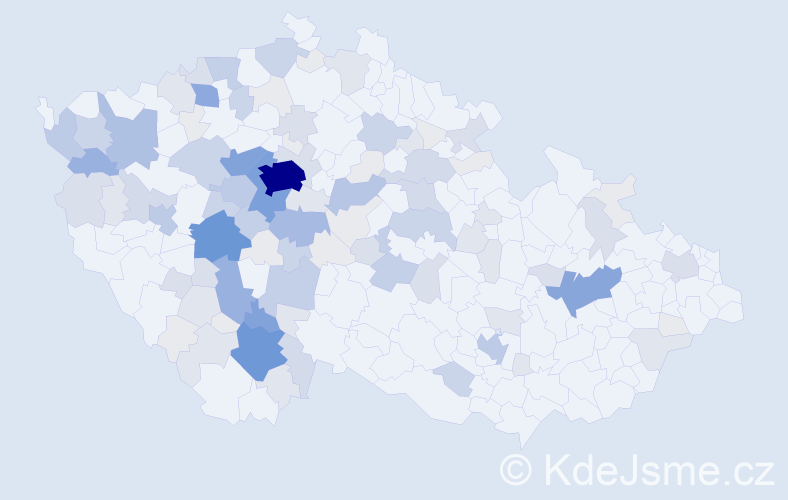 Příjmení: 'Slepička', počet výskytů 440 v celé ČR
