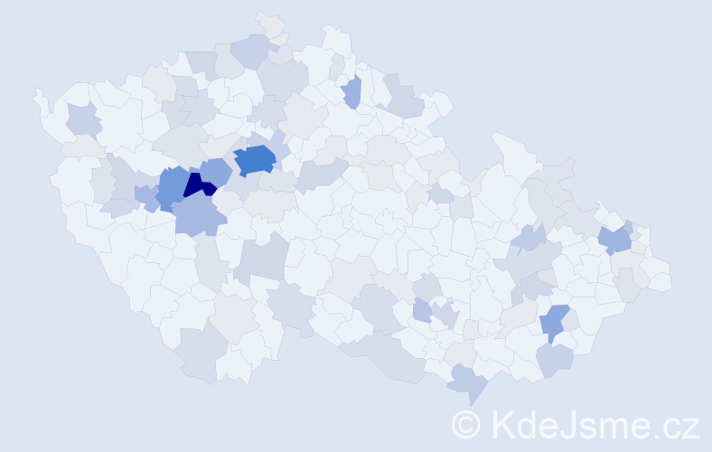 Příjmení: 'Palková', počet výskytů 342 v celé ČR