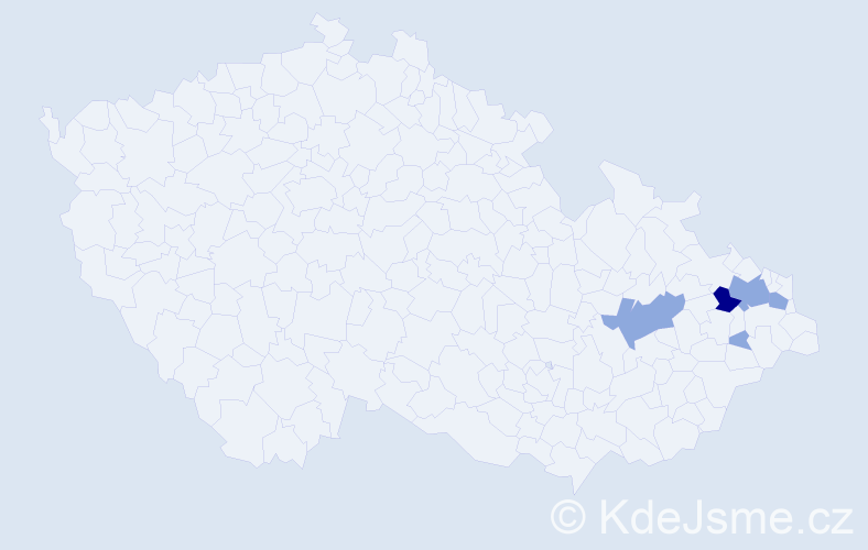 Příjmení: 'Balaryn', počet výskytů 10 v celé ČR