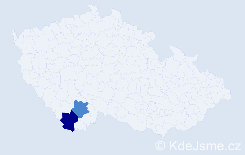 Příjmení: 'Kerschagl', počet výskytů 4 v celé ČR