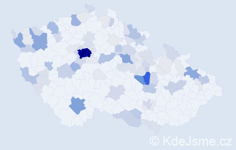 Příjmení: 'Sauerová', počet výskytů 316 v celé ČR