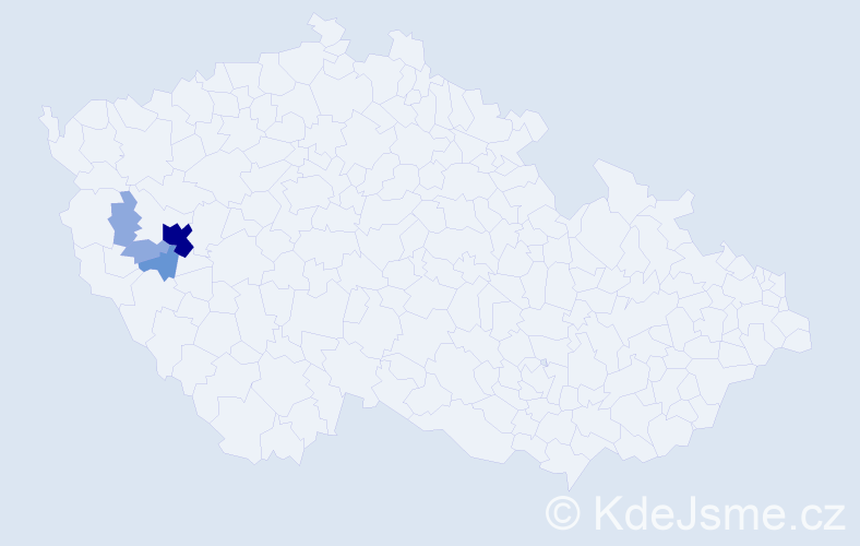 Příjmení: 'Rotenborn', počet výskytů 13 v celé ČR