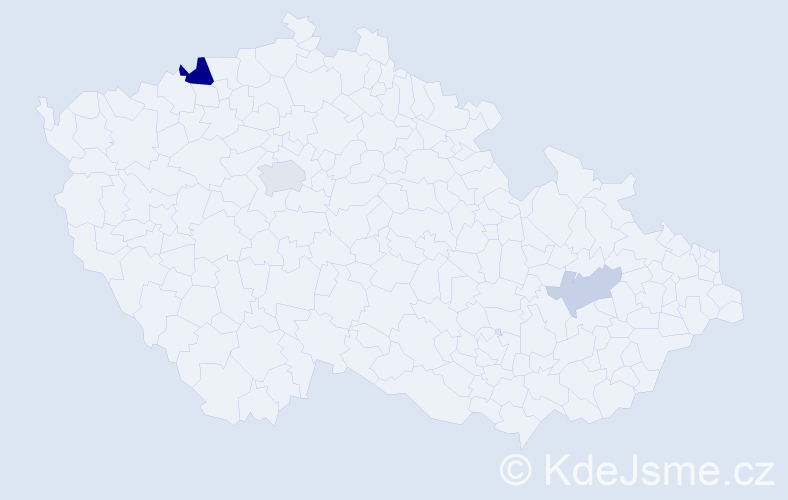 Příjmení: 'Masičová', počet výskytů 7 v celé ČR