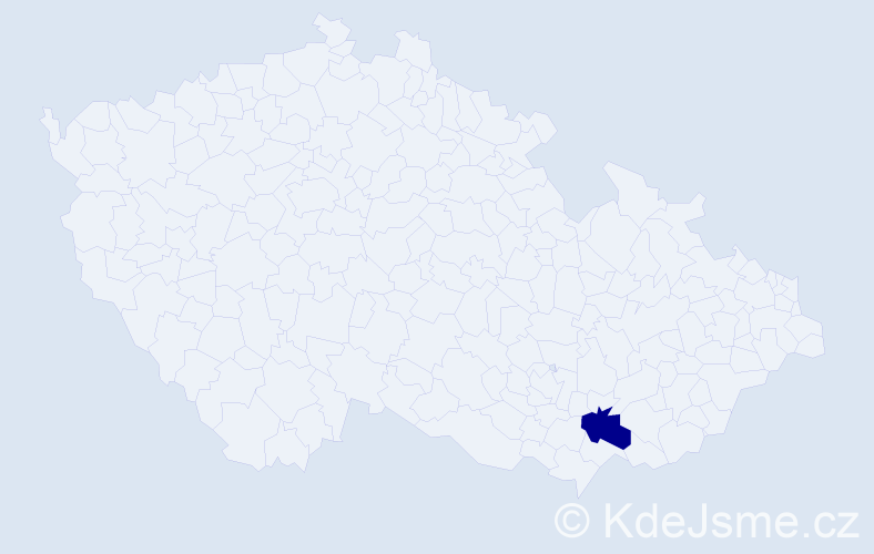 Příjmení: 'Bleekemolen', počet výskytů 1 v celé ČR