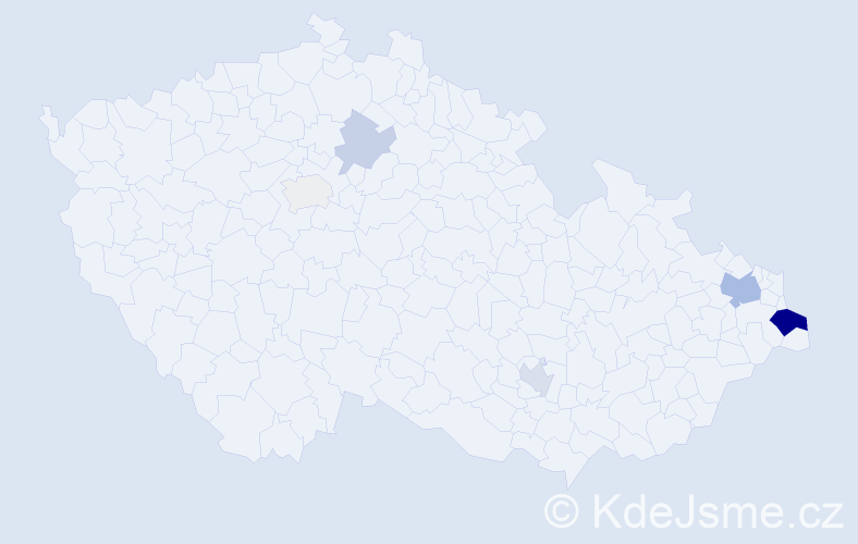 Příjmení: 'Ascher', počet výskytů 29 v celé ČR