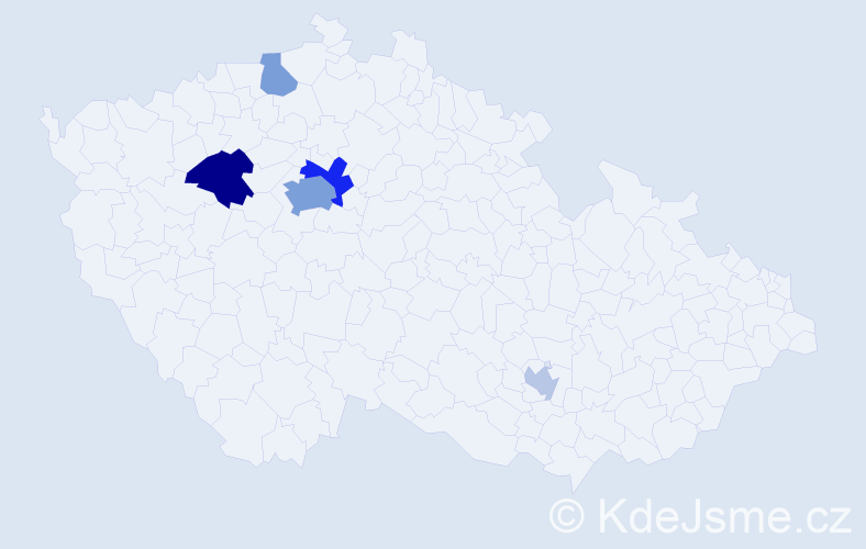 Příjmení: 'Teslenko', počet výskytů 13 v celé ČR