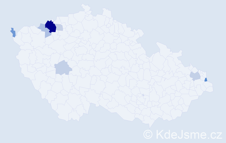 Příjmení: 'Kohutiar', počet výskytů 21 v celé ČR