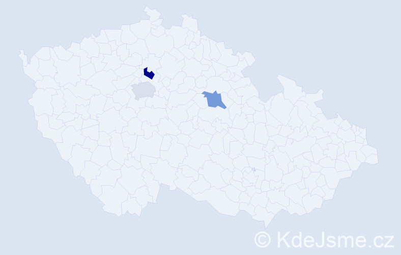 Příjmení: 'Fensterer', počet výskytů 3 v celé ČR