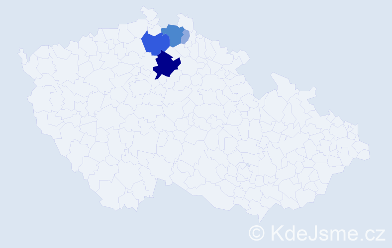 Příjmení: 'Mauermannová', počet výskytů 11 v celé ČR