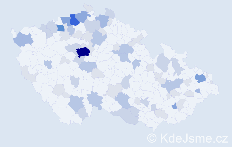 Příjmení: 'Leová', počet výskytů 183 v celé ČR