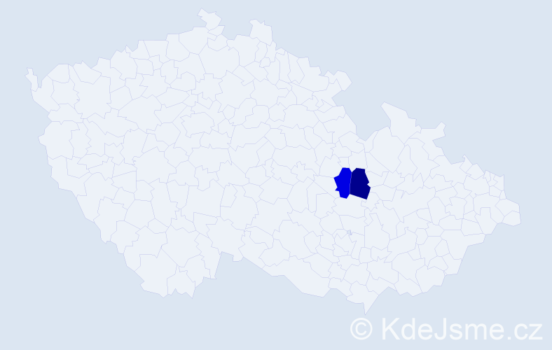 Příjmení: 'Parutschková', počet výskytů 2 v celé ČR