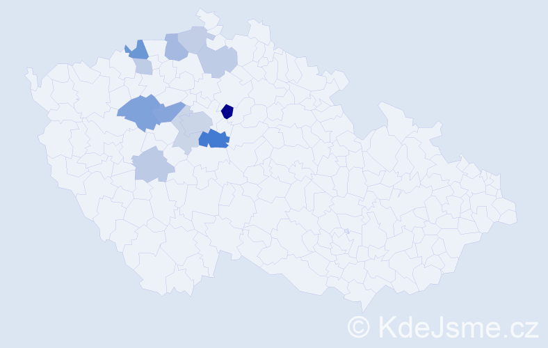 Příjmení: 'Oberländerová', počet výskytů 28 v celé ČR
