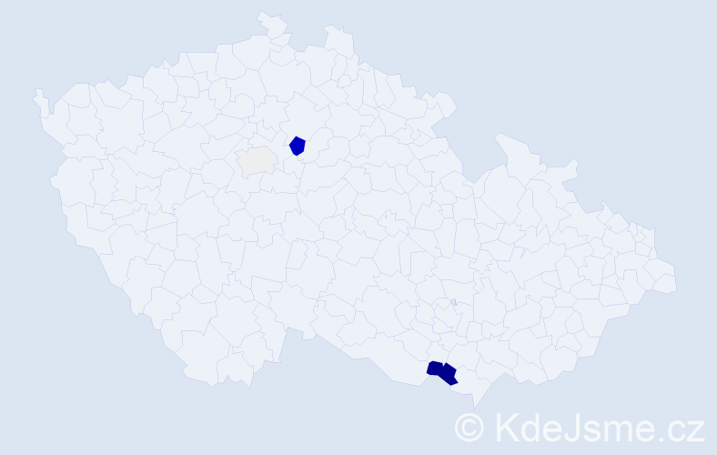 Příjmení: 'Polončáková', počet výskytů 7 v celé ČR