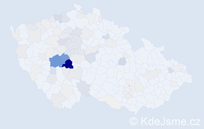 Příjmení: 'Sirotek', počet výskytů 409 v celé ČR