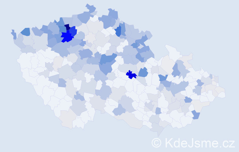 Příjmení: 'Seifertová', počet výskytů 801 v celé ČR