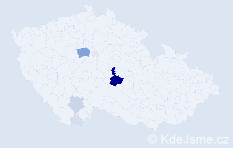 Příjmení: 'Kotlas', počet výskytů 56 v celé ČR
