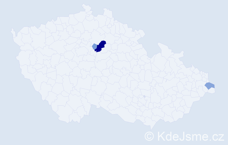 Příjmení: 'Neagu', počet výskytů 9 v celé ČR