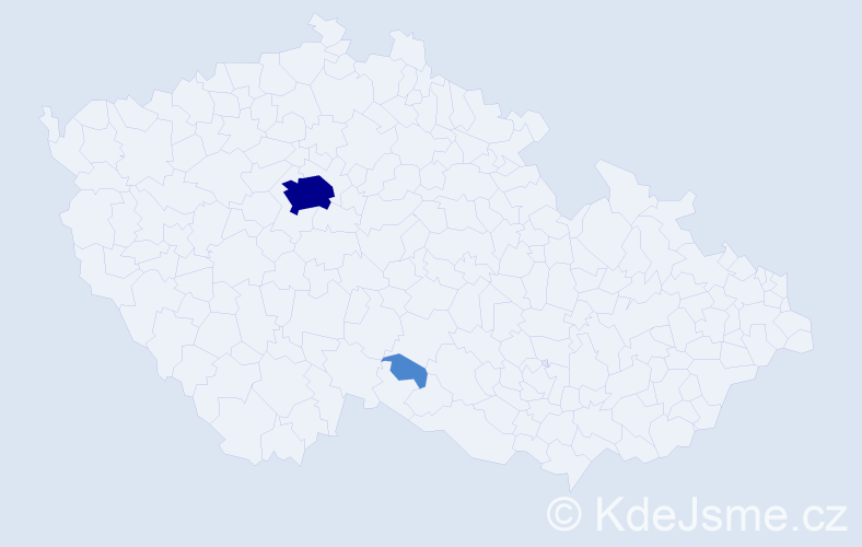 Příjmení: 'Demmer', počet výskytů 4 v celé ČR