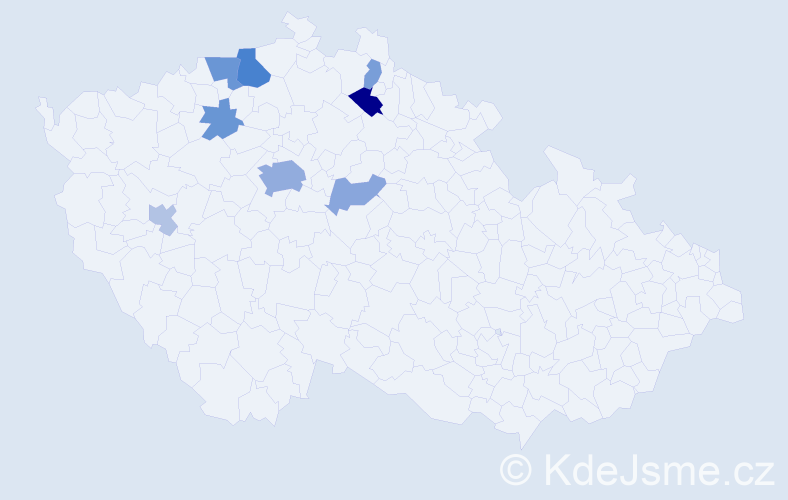 Příjmení: 'Babenko', počet výskytů 19 v celé ČR
