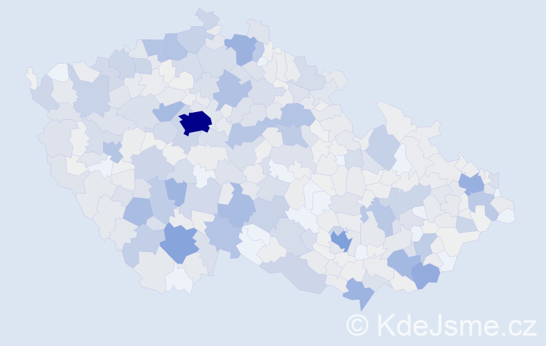 Příjmení: 'Vlk', počet výskytů 3246 v celé ČR