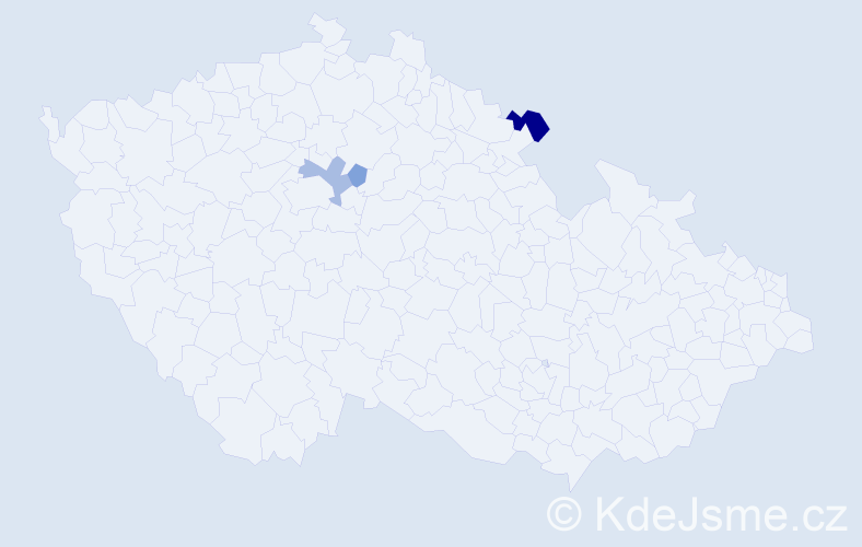 Příjmení: 'Effenberg', počet výskytů 6 v celé ČR