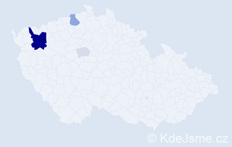 Příjmení: 'Loziaková', počet výskytů 7 v celé ČR