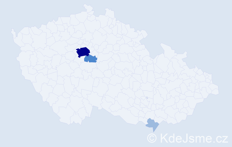 Příjmení: 'Frieszová', počet výskytů 7 v celé ČR