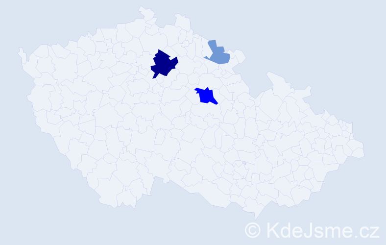 Příjmení: 'Spejchlík', počet výskytů 12 v celé ČR