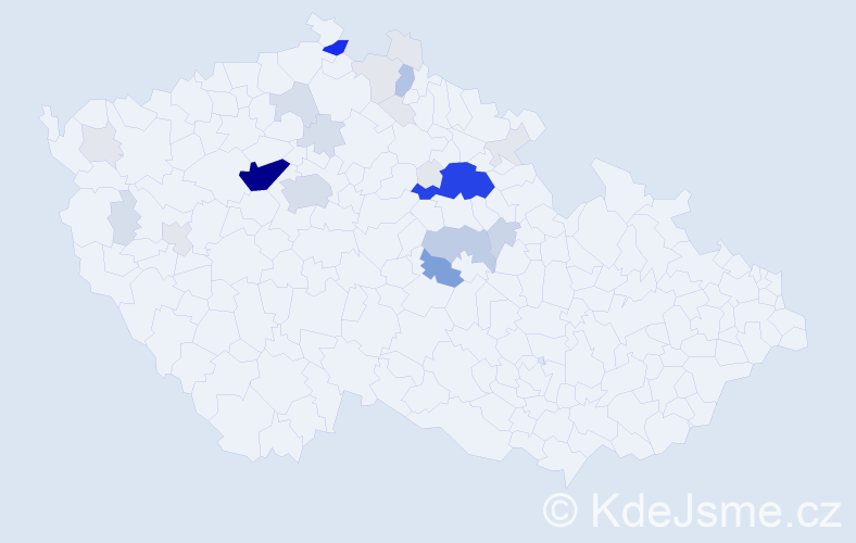 Příjmení: 'Feko', počet výskytů 132 v celé ČR