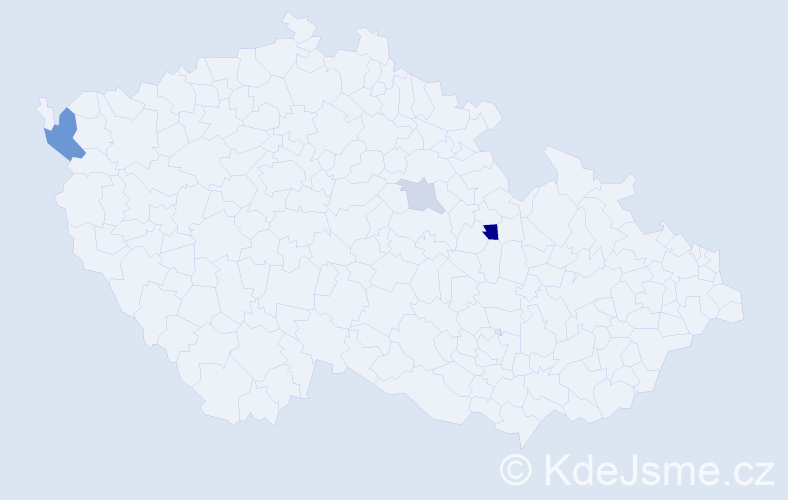 Příjmení: 'Bittl', počet výskytů 7 v celé ČR