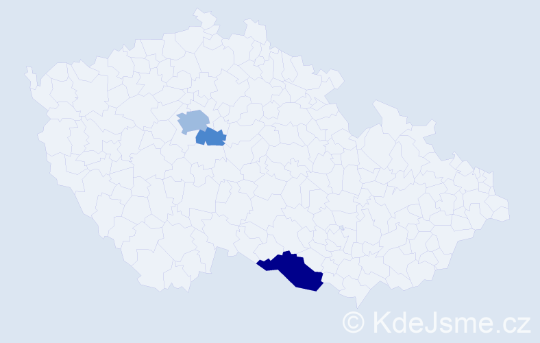 Příjmení: 'Hillawothová', počet výskytů 7 v celé ČR