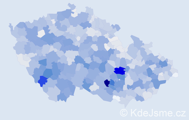 Příjmení: 'Staněk', počet výskytů 6384 v celé ČR