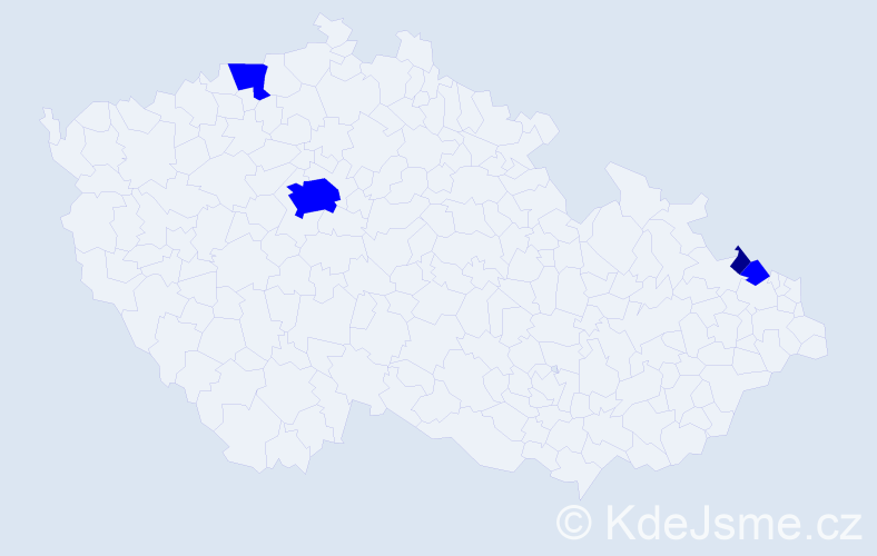 Příjmení: 'Matissková', počet výskytů 5 v celé ČR