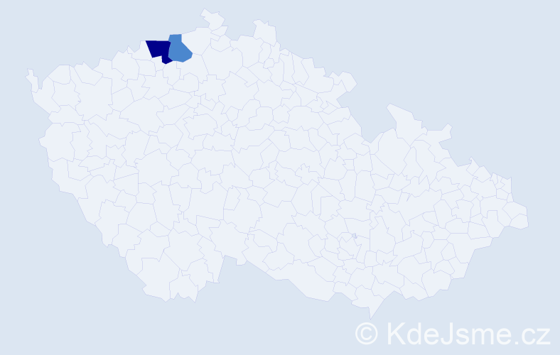 Příjmení: 'Riese', počet výskytů 4 v celé ČR