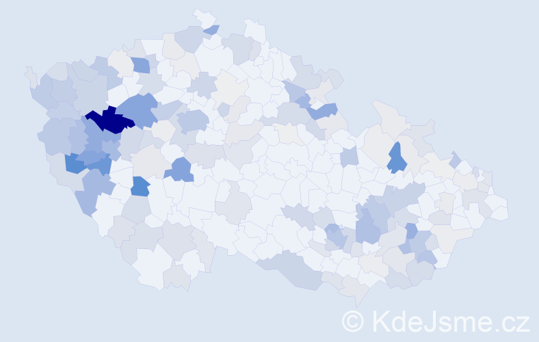 Příjmení: 'Janská', počet výskytů 596 v celé ČR